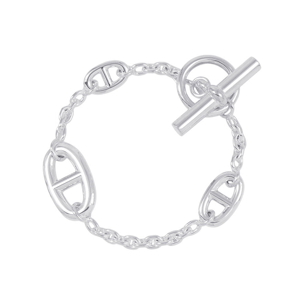 HERMES Chaine d'Ancre Farandole Bracelet Size ST SV925