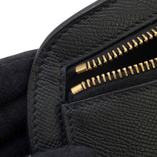将图像加载到图库查看器中，HERMES Petite course Black Epsom
