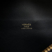 将图像加载到图库查看器中，HERMES Petite course Black Epsom
