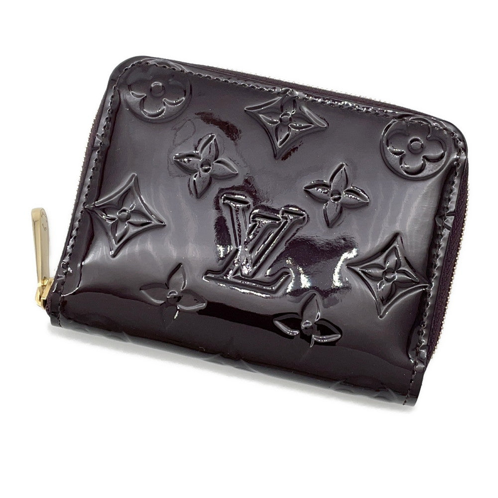 LOUIS VUITTON Zippy Coin Purse AmaranteM93607 Monogram Vernis Leather