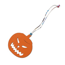 Load image into Gallery viewer, HERMES Petit H Jack O&#39;Lantern Pumpkin Chocolat/Feu Epsom Togo Leather Silk Size GM
