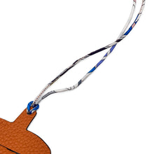 Load image into Gallery viewer, HERMES Petit H Jack O&#39;Lantern Pumpkin Chocolat/Feu Epsom Togo Leather Silk Size GM
