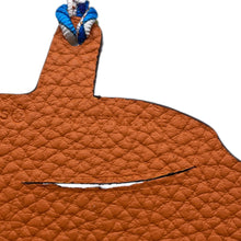 将图像加载到图库查看器中，HERMES Petit H Jack O&#39;Lantern Pumpkin Chocolat/Feu Epsom Togo Leather Silk Size GM
