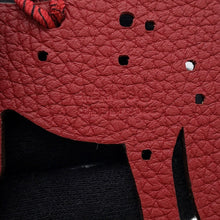 Load image into Gallery viewer, HERMES Petit H Dalmatien Gris Mouette/Rouge Casaque Epsom Togo Leather Silk
