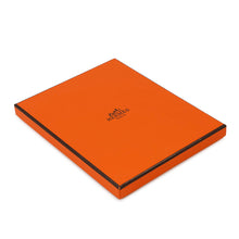 将图像加载到图库查看器中，HERMES Petit H Dalmatien Gris Mouette/Rouge Casaque Epsom Togo Leather Silk
