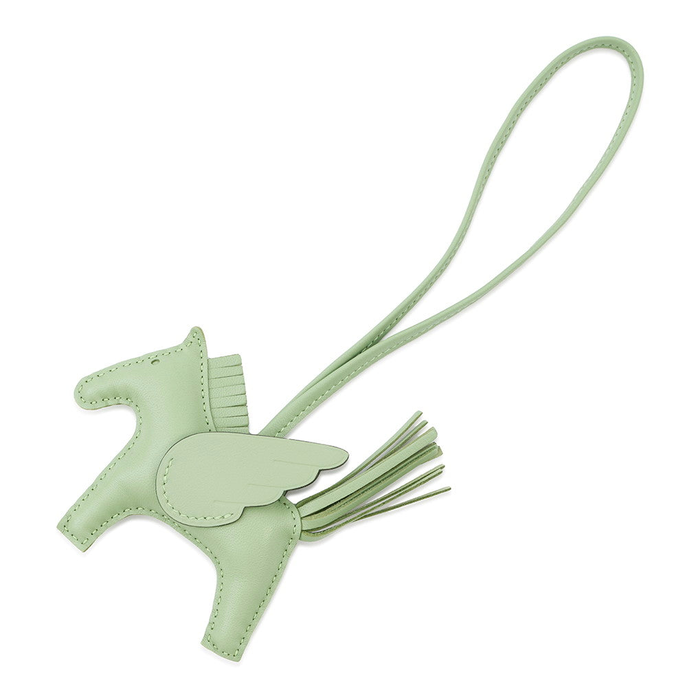 HERMES Rodeo Pegasus Vert cricket Lambskin