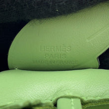 将图像加载到图库查看器中，HERMES Rodeo Pegasus Vert cricket Lambskin
