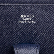 将图像加载到图库查看器中，HERMES Evelyne3 Blue Indigo Epsom Size PM
