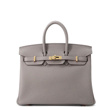 将图像加载到图库查看器中，HERMES Birkin Gris Meyer Togo Leather Size 25
