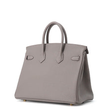将图像加载到图库查看器中，HERMES Birkin Gris Meyer Togo Leather Size 25
