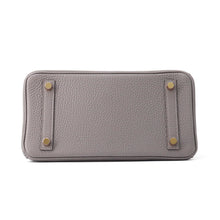 将图像加载到图库查看器中，HERMES Birkin Gris Meyer Togo Leather Size 25
