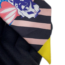 将图像加载到图库查看器中，HERMES Twilly Freely EN LIBERTE Jaune Viff/Blue/Rouge Silk100%
