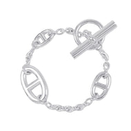 HERMES Chaine d'Ancre Farandole Bracelet Size XS SV925
