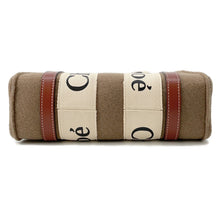 将图像加载到图库查看器中，Chloe Woody 2WAY Tote Bag BrownCHC22SS397G64001 Felt Leather Size Small
