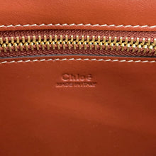 将图像加载到图库查看器中，Chloe Woody 2WAY Tote Bag BrownCHC22SS397G64001 Felt Leather Size Small
