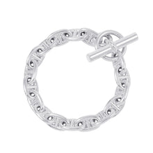 将图像加载到图库查看器中，HERMES Chaine d&#39;Ancre Bracelet 17 frames Size MM SV925
