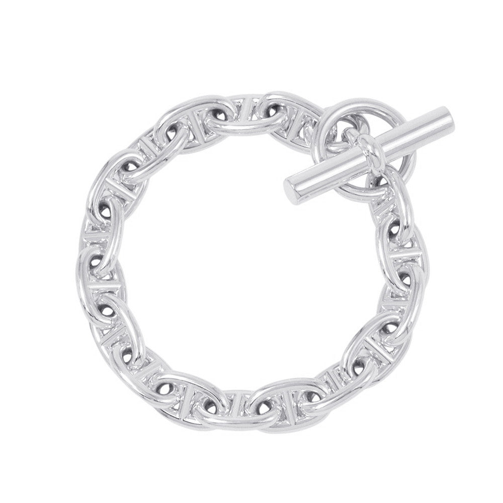 HERMES Chaine d'Ancre Bracelet 17 frames Size MM SV925