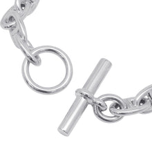 将图像加载到图库查看器中，HERMES Chaine d&#39;Ancre Bracelet 17 frames Size MM SV925

