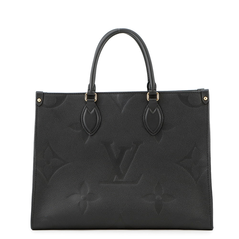 LOUIS VUITTON Onthego NoirM45595 Monogram Empreinte Leather Size MM