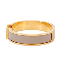 将图像加载到图库查看器中，HERMES Clic・Crack Size PM Marong rasse Enamel Gold Plated
