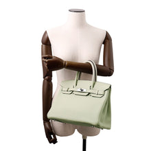将图像加载到图库查看器中，HERMES Birkin Grineve Togo Leather Size 30
