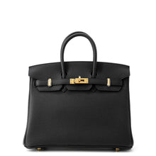 将图像加载到图库查看器中，HERMES Birkin Black Togo Leather Size 25
