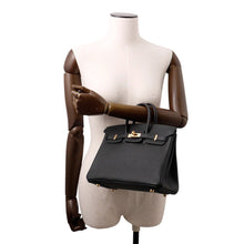 将图像加载到图库查看器中，HERMES Birkin Black Togo Leather Size 25
