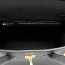 将图像加载到图库查看器中，HERMES Birkin Black Togo Leather Size 25
