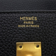 将图像加载到图库查看器中，HERMES Birkin Black Togo Leather Size 25
