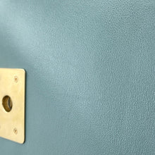 将图像加载到图库查看器中，CHANEL Boy Chanel Blue GreenA94805 Lambskin Size 20

