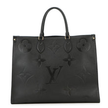 将图像加载到图库查看器中，LOUIS VUITTON Onthego NoirM44925 Monogram Empreinte Leather Size GM
