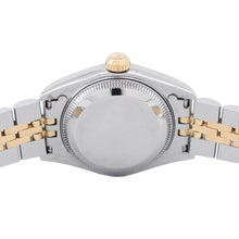 将图像加载到图库查看器中，ROLEX Datejust W26mm Stainless Steel K18YG CherryGradation Dial69173G
