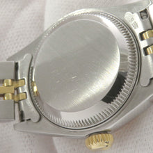 将图像加载到图库查看器中，ROLEX Datejust W26mm Stainless Steel K18YG CherryGradation Dial69173G
