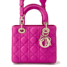 将图像加载到图库查看器中，Dior Lady&#39;s Dior MY ABCDIOR Cannage 2-way Bag PinkM0538ONGE Lambskin Size Small
