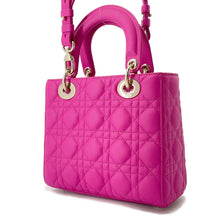 将图像加载到图库查看器中，Dior Lady&#39;s Dior MY ABCDIOR Cannage 2-way Bag PinkM0538ONGE Lambskin Size Small
