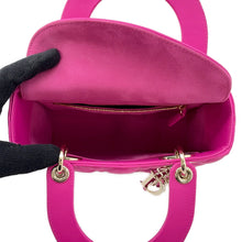 将图像加载到图库查看器中，Dior Lady&#39;s Dior MY ABCDIOR Cannage 2-way Bag PinkM0538ONGE Lambskin Size Small
