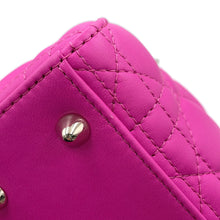 将图像加载到图库查看器中，Dior Lady&#39;s Dior MY ABCDIOR Cannage 2-way Bag PinkM0538ONGE Lambskin Size Small
