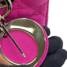 将图像加载到图库查看器中，Dior Lady&#39;s Dior MY ABCDIOR Cannage 2-way Bag PinkM0538ONGE Lambskin Size Small
