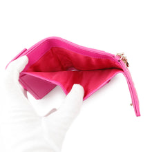 将图像加载到图库查看器中，Dior Lady Dior Lotus Wallet Cannage Tri-fold Wallet PinkS0181ONMJ Lambskin
