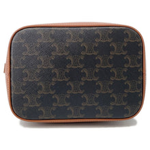 将图像加载到图库查看器中，CELINE Bucket Triomphe Tan191442CAS.04LU PVC Leather Size Small
