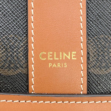 将图像加载到图库查看器中，CELINE Bucket Triomphe Tan191442CAS.04LU PVC Leather Size Small
