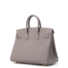 将图像加载到图库查看器中，HERMES Birkin Gris Meyer Togo Leather Size 25
