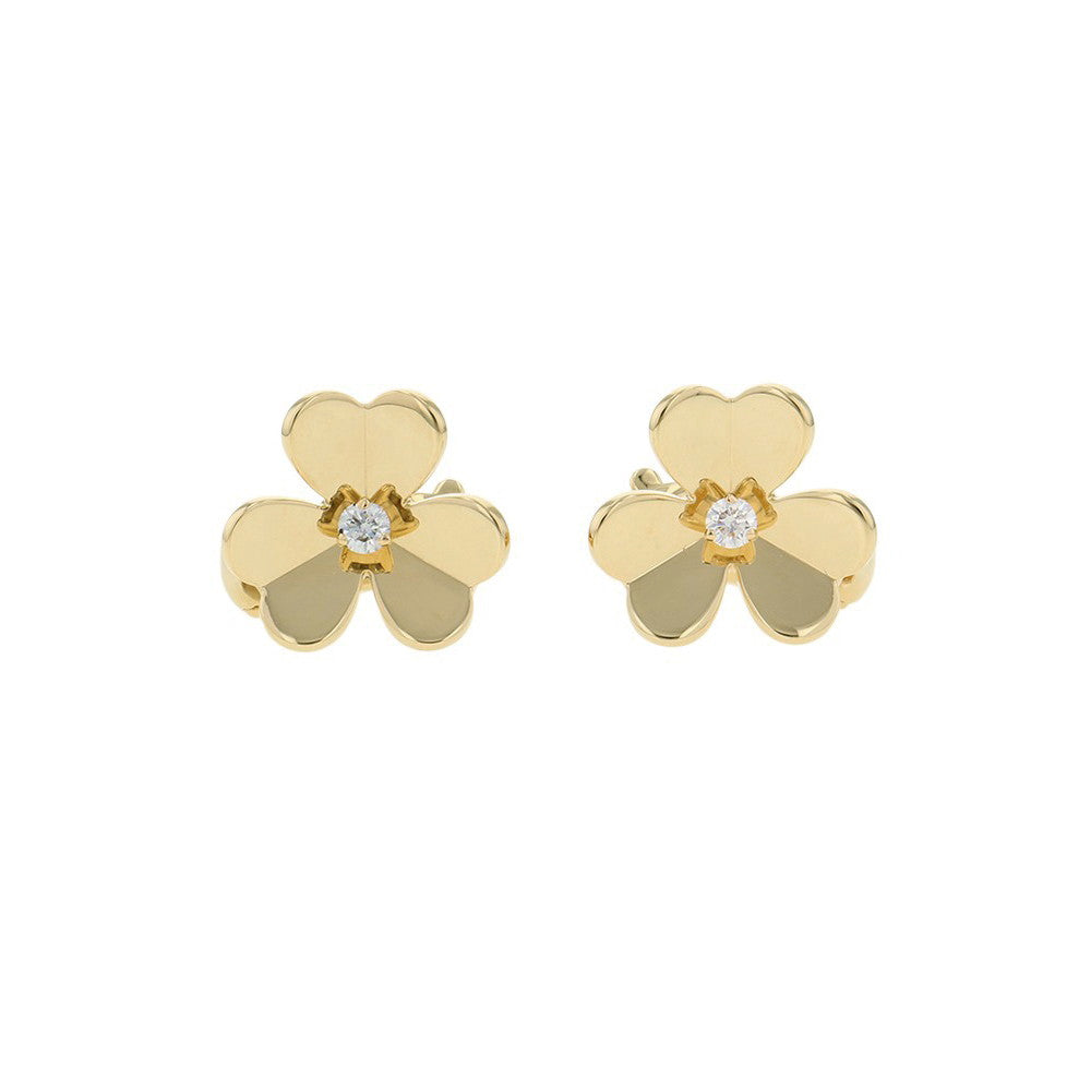 Van Cleef & Arpels Frivole Earring Size SmallVCARB65700 18K Yellow Gold