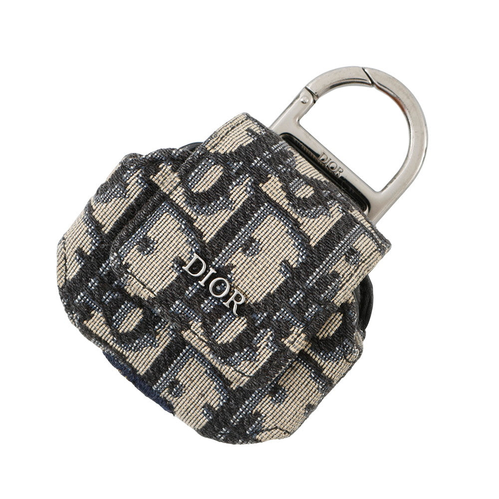 Dior Dior Airpods ProCase Navy/Beige Canvas