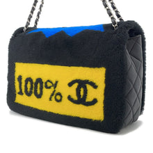 将图像加载到图库查看器中，CHANEL No.5 Comic ChainShoulder Bag Black/MulticolorA92592 Mouton Lambskin
