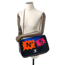 将图像加载到图库查看器中，CHANEL No.5 Comic ChainShoulder Bag Black/MulticolorA92592 Mouton Lambskin

