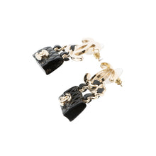 将图像加载到图库查看器中，CHANEL MatelasseBag Motif Earrings Metal
