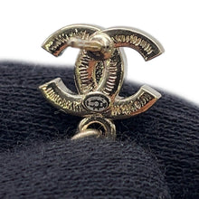 Load image into Gallery viewer, CHANEL Perfume Bottle Swing Earrings Metal Rhinestone
