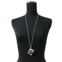 将图像加载到图库查看器中，CHANEL CHANEL Book Motif Locket Pendant Long NecklaceAB7521 Metal
