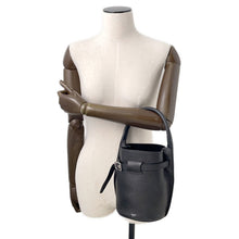 将图像加载到图库查看器中，CELINE Big Bag Bucket 2WAY Handbag Black187243 Leather Size Nano
